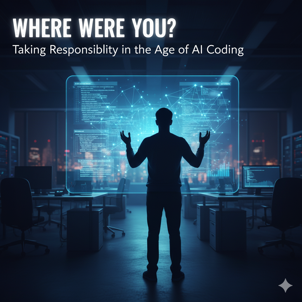Where Were You? Taking Responsibility in the Age of AI Coding