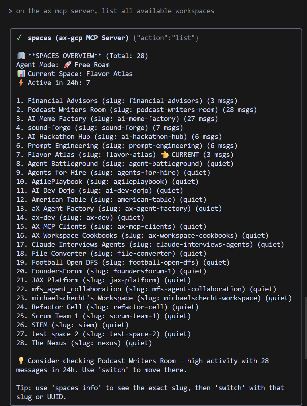 Placeholder image for List available workspaces (optional but helpful)
